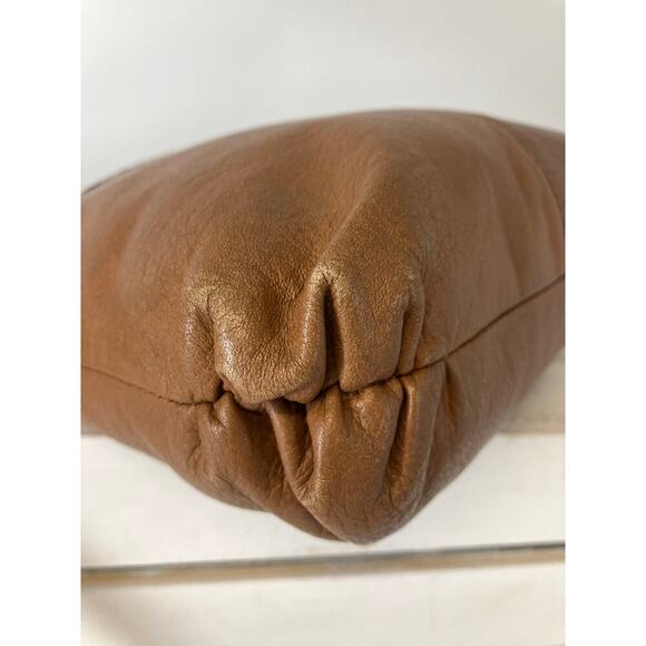 BRIGHTON 197105 SMALL BROWN PEBBLED LEATHER CROSSBODY BAG - Picture 7 of 15